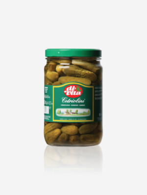 Cetriolini in vetro